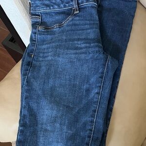 American Eagle Outfitters Blue Ankle Cropped Jeans